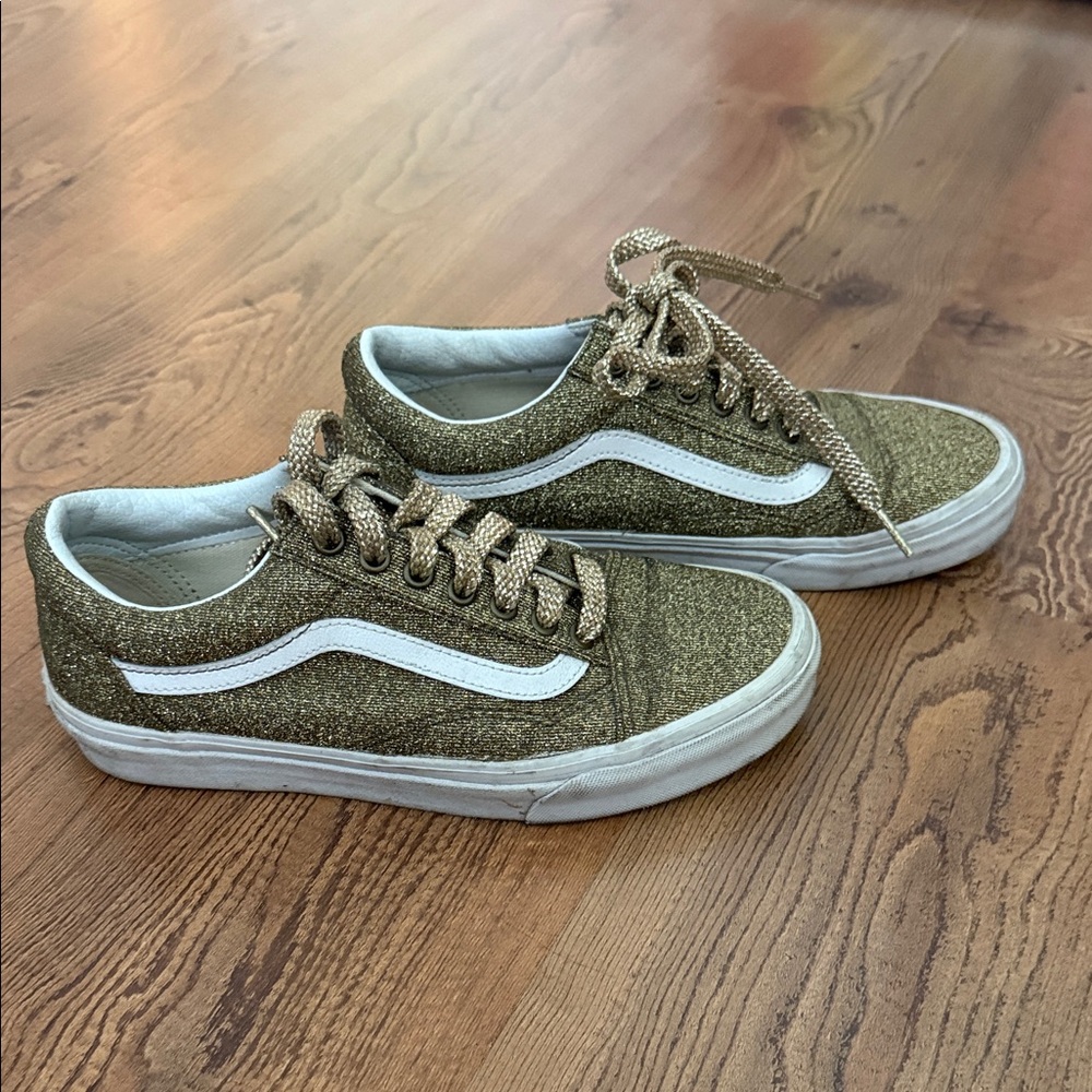 Kids Gold Sneakers - Picture 2 of 4